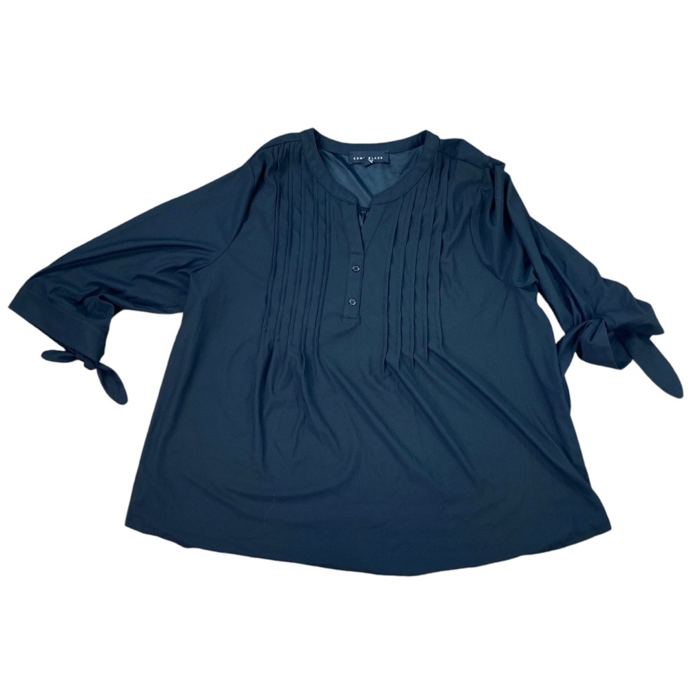 Woman’s Como Black blouse size 1X
